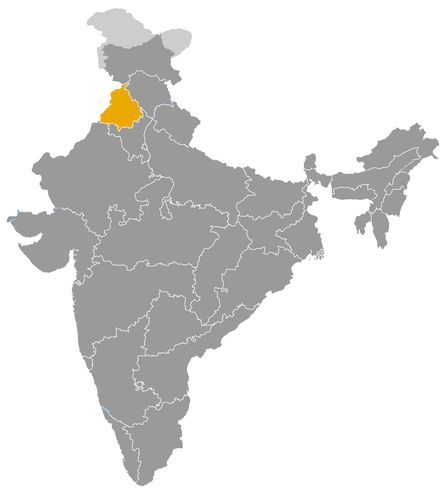 India • |1830/1840| • Sandhawalia dynasty: map